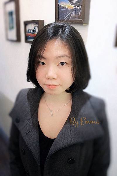 女生短髮溫塑燙