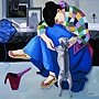 后现代女画家的生活日记-对话 180cm×180cm 2009