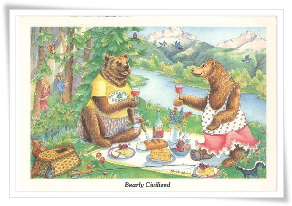 bearly civilized