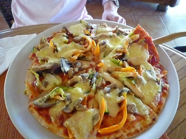 蔬菜的pizza