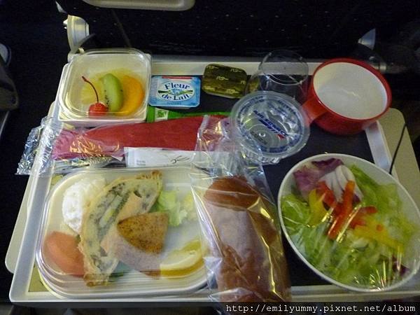 Air France 的飛機餐好吃耶