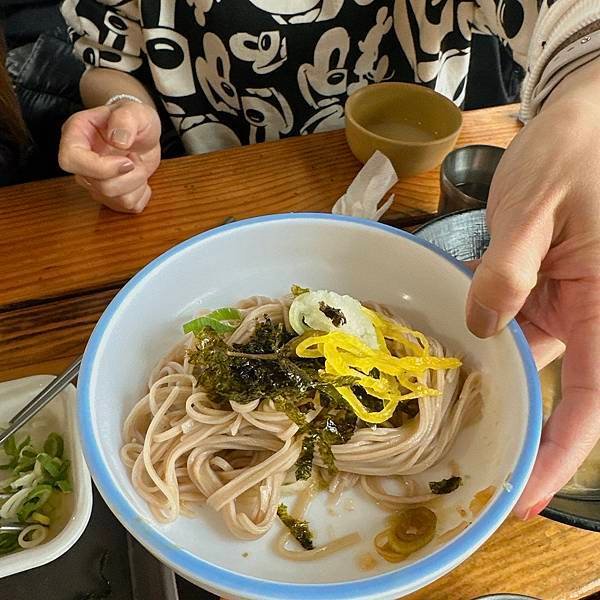 韓國 大邱 八公山 咚咚酒 漂浮蕎麥麵 韓式韭菜煎餅