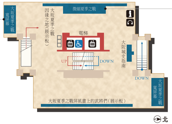 大阪城天守閣5F平面圖.png