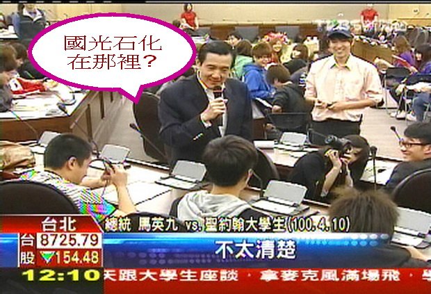 馬問話學生「坐答」　立委罵要呼巴掌 -2011.04.12-03.jpg