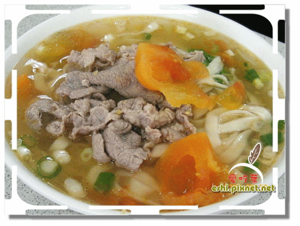 ＊　蕃茄豬肉麵(冬粉) $80　＊