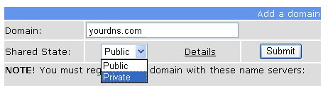 Freedns》add a domain