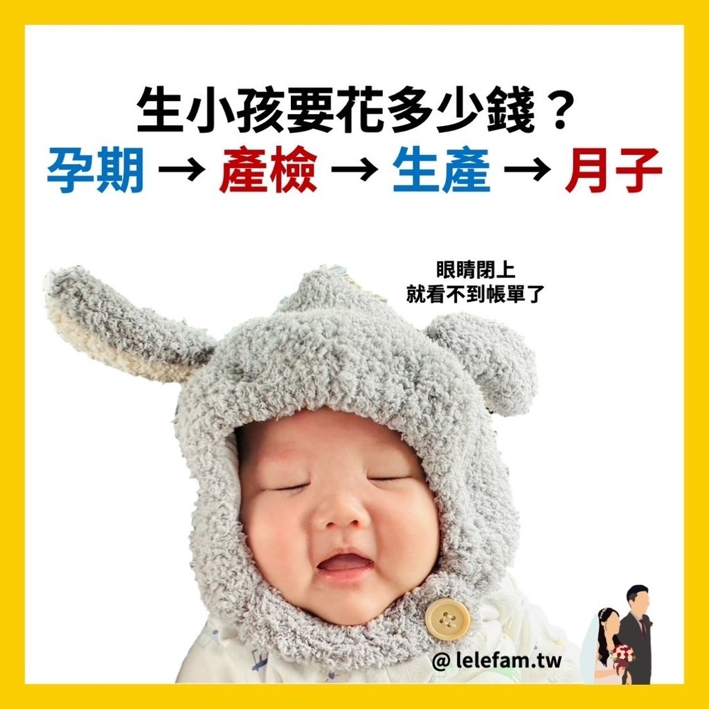 生小孩要多少錢？準新手爸媽請進