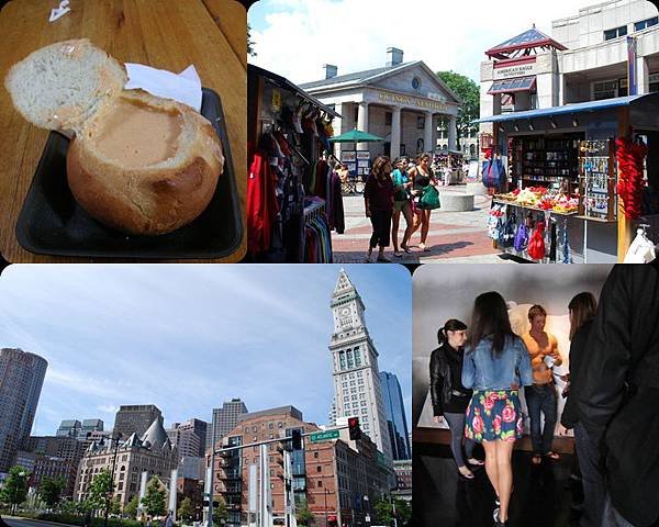 Boston 必去景點 ♥ Quincy Market 好喝的龍蝦巧達濃湯 和 很難出來的A&amp;F 