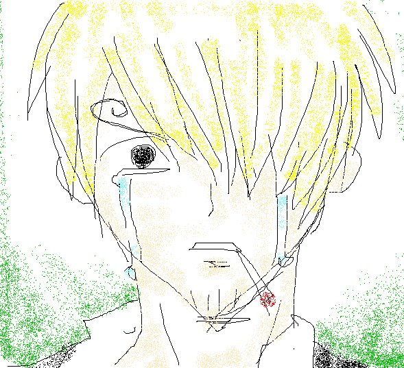 Sanji crying... for onion!