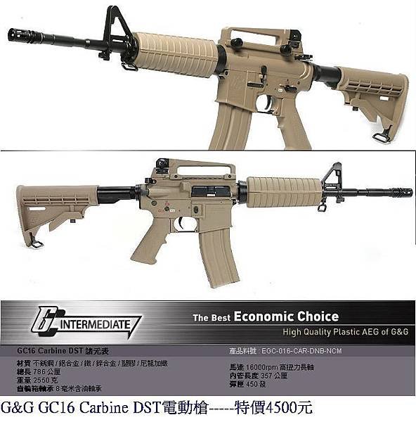 G&amp;G GC16 Carbine DST電動槍.JPG