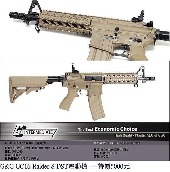 G&amp;G GC16 Raider-S DST電動槍.JPG