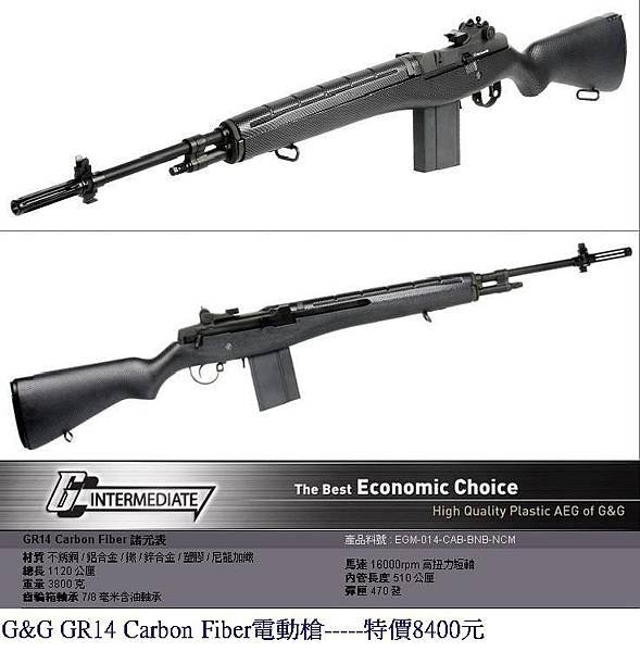 G&amp;G GR14 Carbon Fiber電動槍.JPG