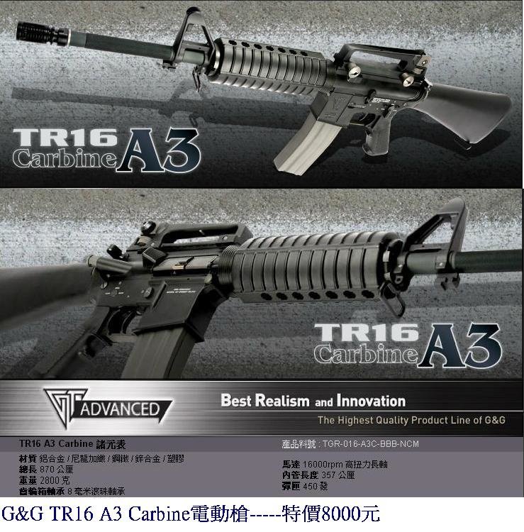 G&amp;G TR16 A3 Carbine電動槍.JPG