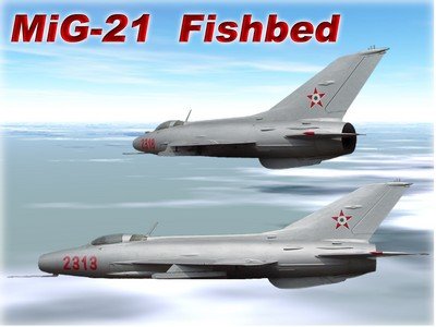 MiG-21F 魚床式戰鬥機  Fishbed