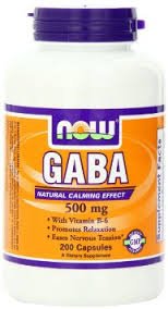 「NOW Foods Gaba 500mg with B-6, 200 Capsules」的圖片搜尋結果