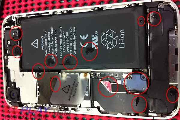 不小心把iphone 4S掉入洗衣機的結果2