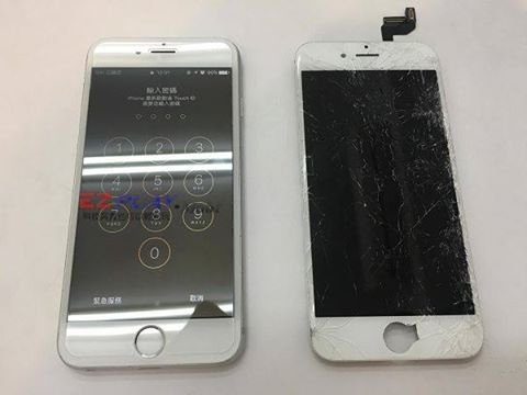 iphone6s面板破裂嚴重