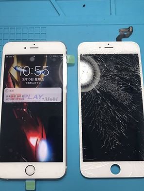 IPHONE6S+破碎嚴重n