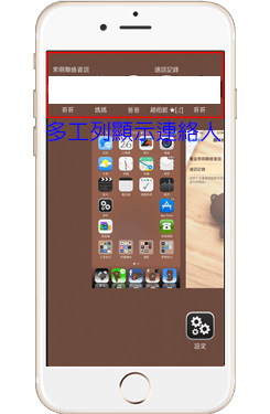 多工通話顯示