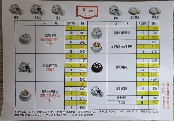 紅葉蛋糕_全台第一家鮮奶油蛋糕店