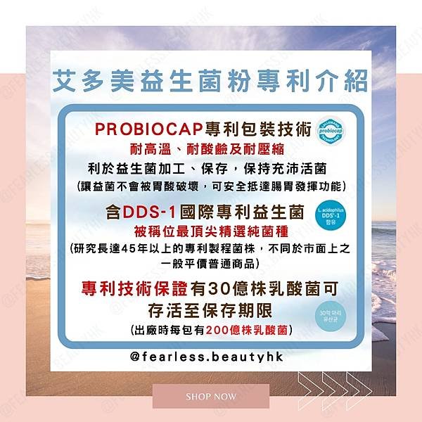 艾多美益生菌專利ProbioCap®