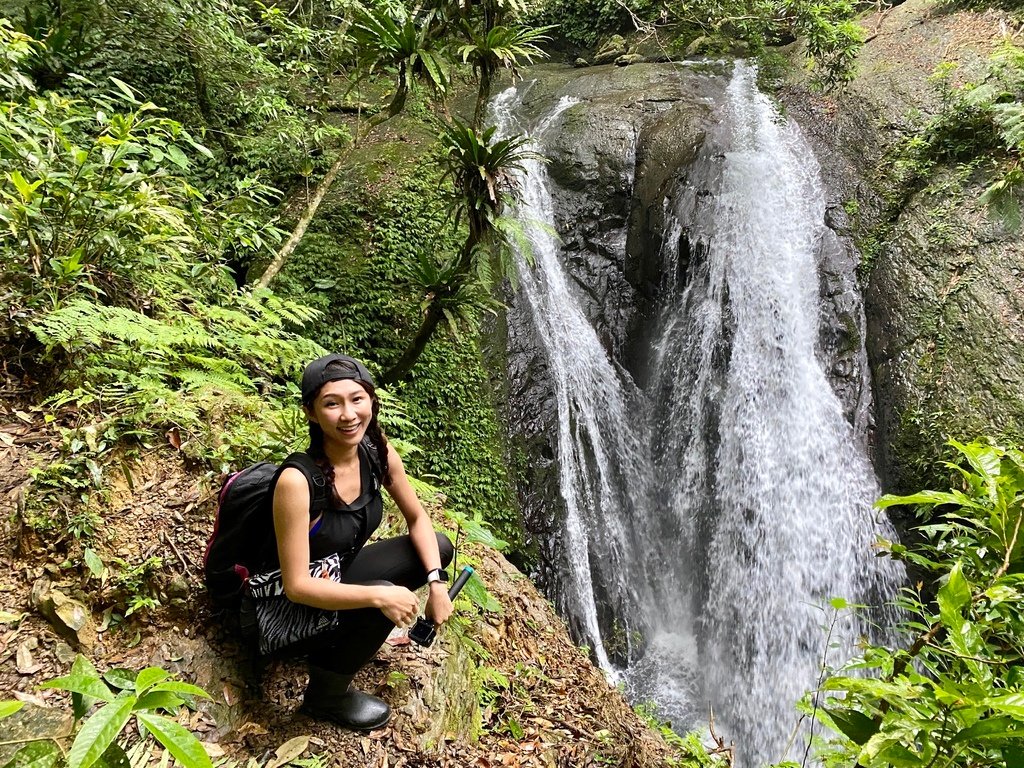 三峽瀑布景點-雲森瀑布中的森山瀑布，走在雲霧和森林之中散步