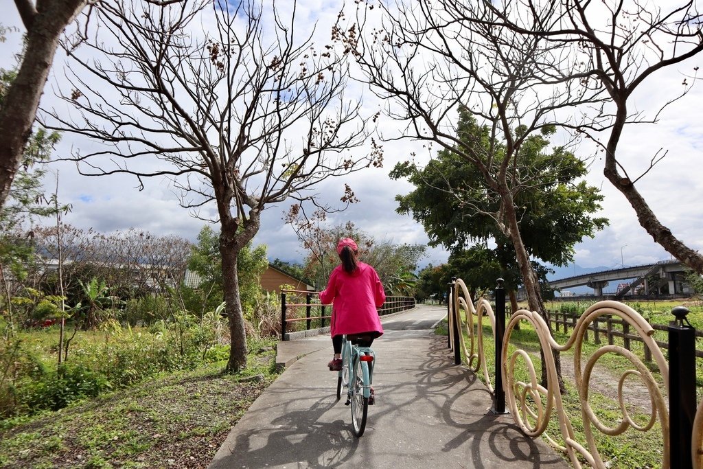 花蓮玉里景點-玉富自行車道，橫跨兩個板塊的自行車道！來趟輕鬆的玉里鐵馬行