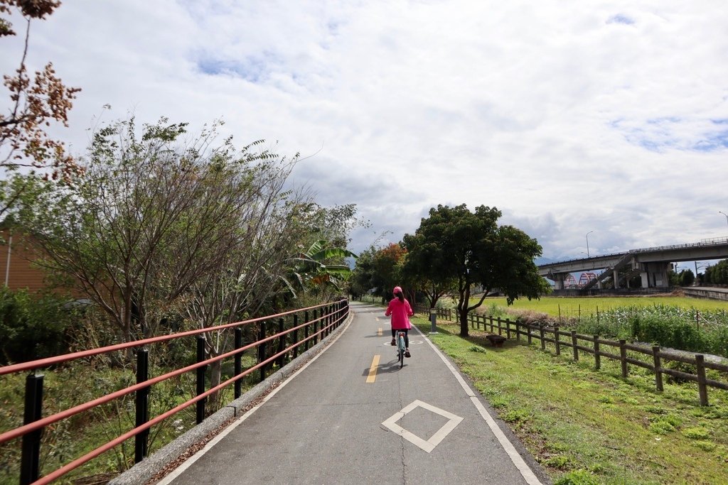 花蓮玉里景點-玉富自行車道，橫跨兩個板塊的自行車道！來趟輕鬆的玉里鐵馬行