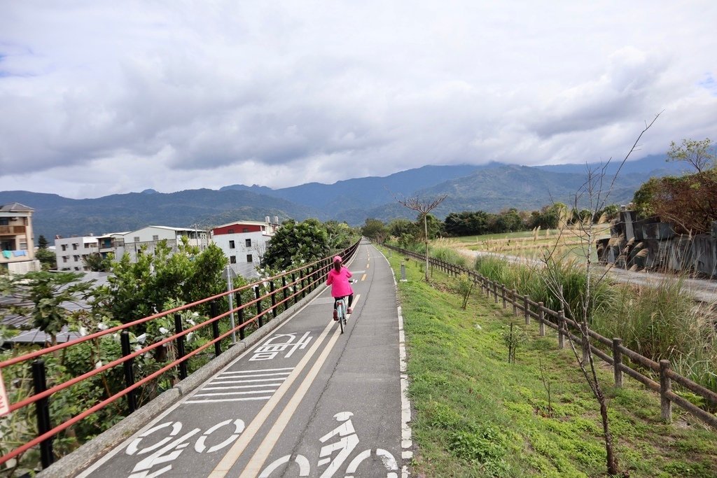 花蓮玉里景點-玉富自行車道，橫跨兩個板塊的自行車道！來趟輕鬆的玉里鐵馬行