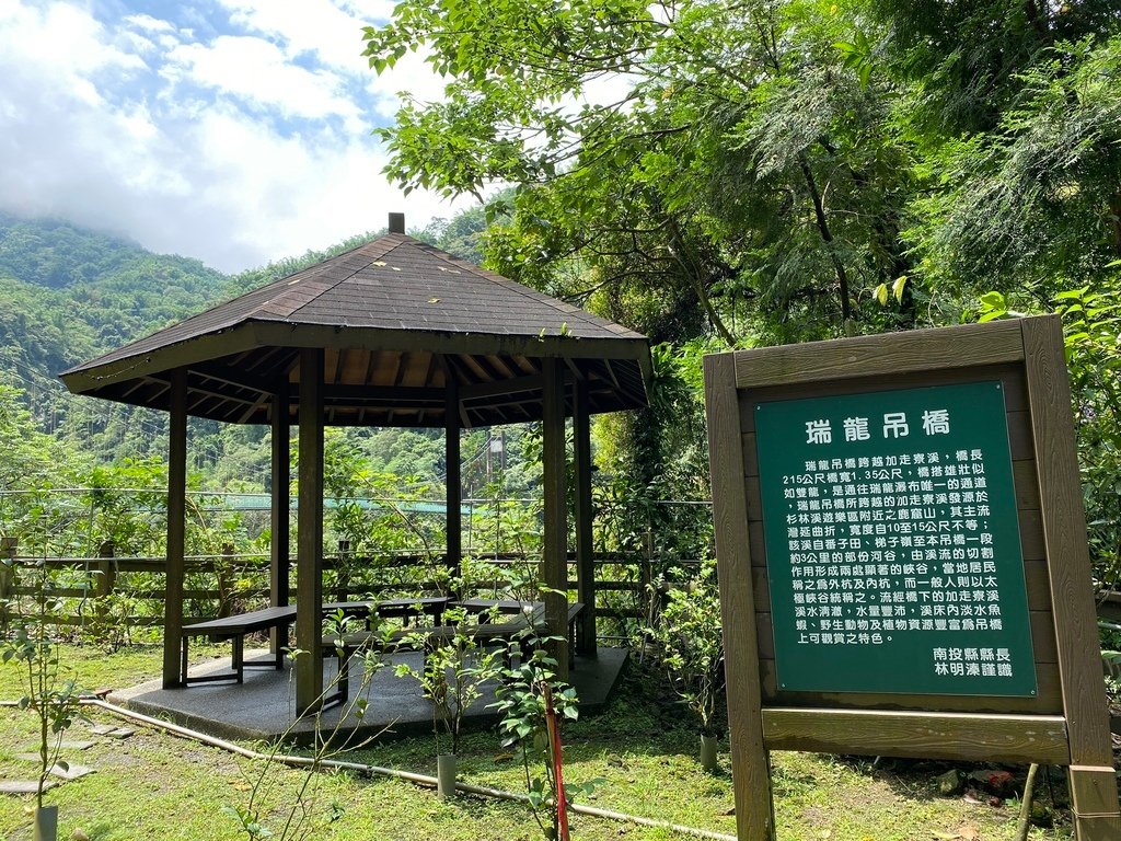 南投竹山景點-跟著丁小羽一起去瑞龍瀑布，走訪的瑞龍吊橋、桂竹林棧道