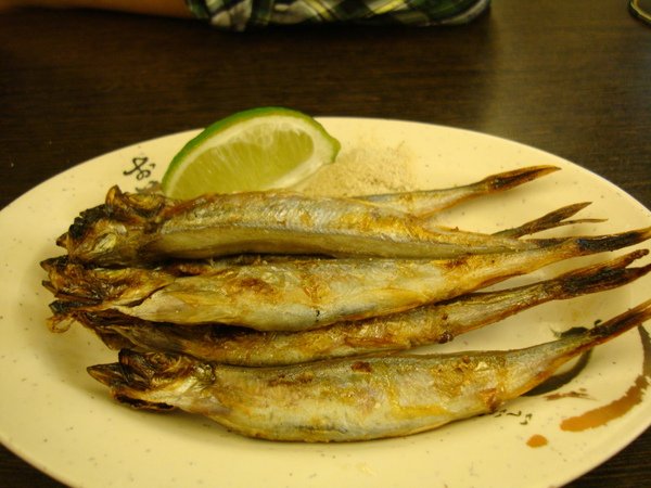 烤柳葉魚