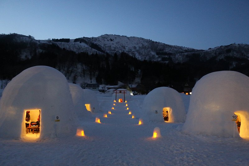 野澤滑雪 (494)雪屋祭