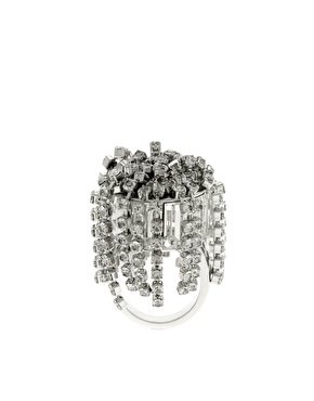 Disaya Silver Diamante Tassel Ring.jpg