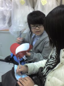 她說她有可能要出國唸書