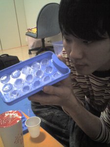 這個冰盒的冰塊好可愛喔