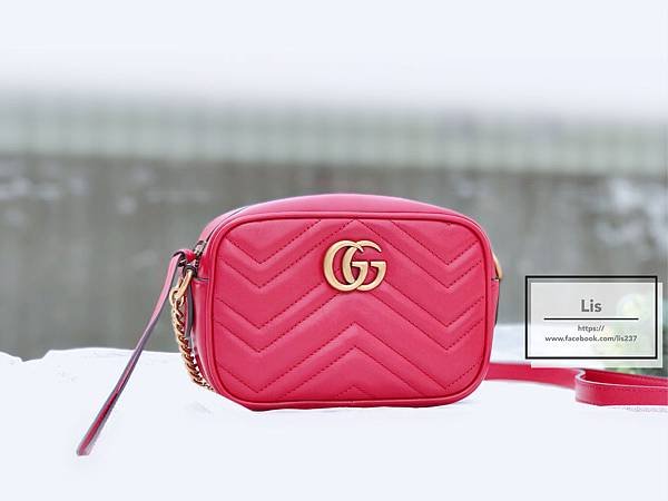 Gucci gg marmont mini相機包