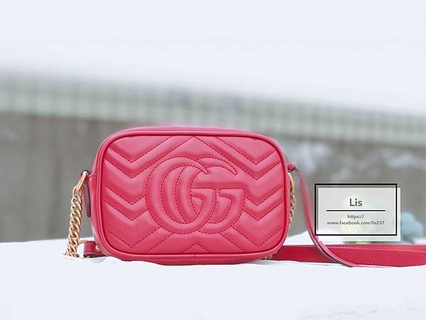 Gucci gg marmont mini相機包