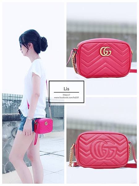 Gucci gg marmont mini相機包