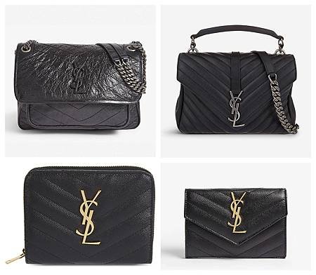 YSL Monogram small leather purse