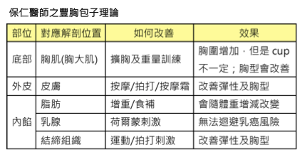 豐胸包子理論