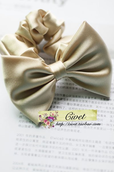 出口 英國訂單 Embrace TASTE 絲綢蝴蝶結發圈頭花b10722B 01.jpg