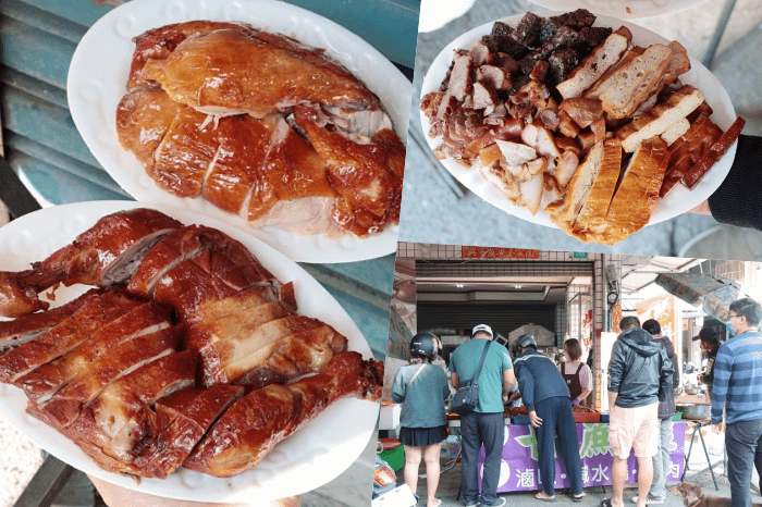 【關廟市場甘蔗雞、煙燻滷味】關廟市場人氣美食，煙燻滷味每種都