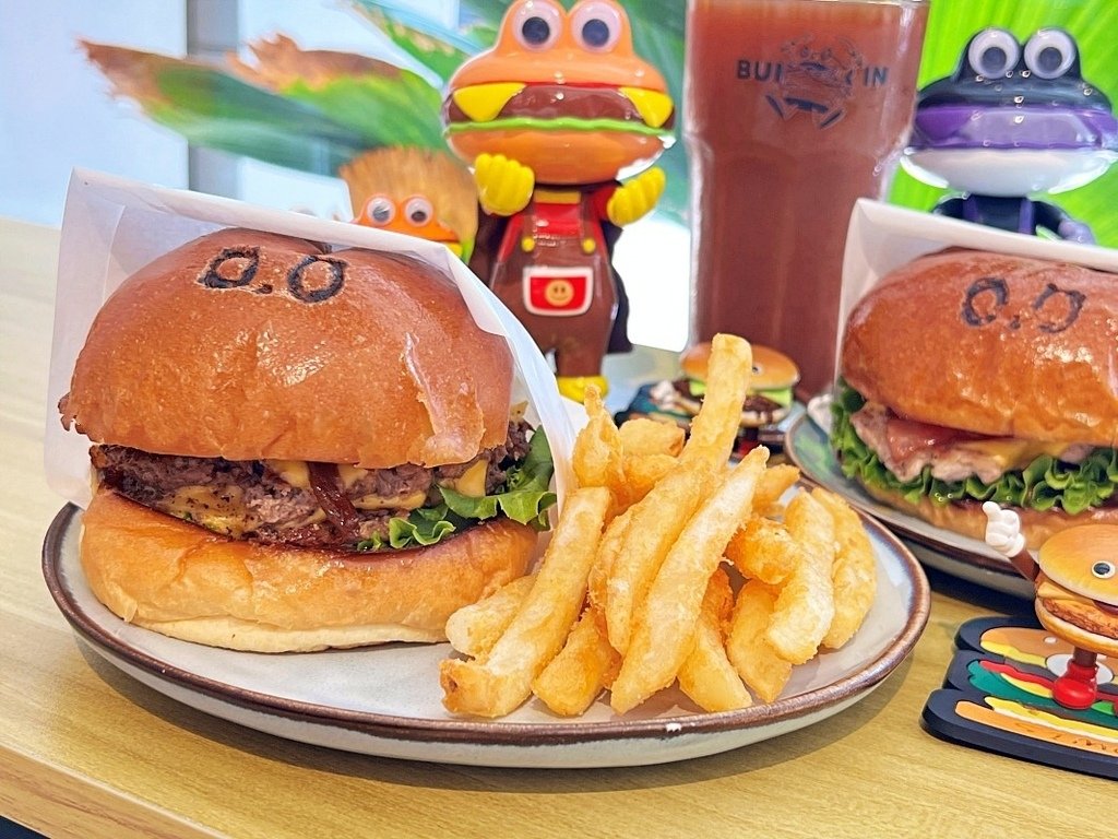 台南中西區美食【0.0 BURGER IN】可愛的漢堡店♥多