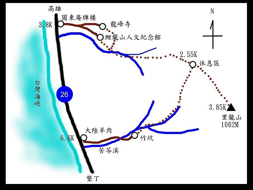 里龍山