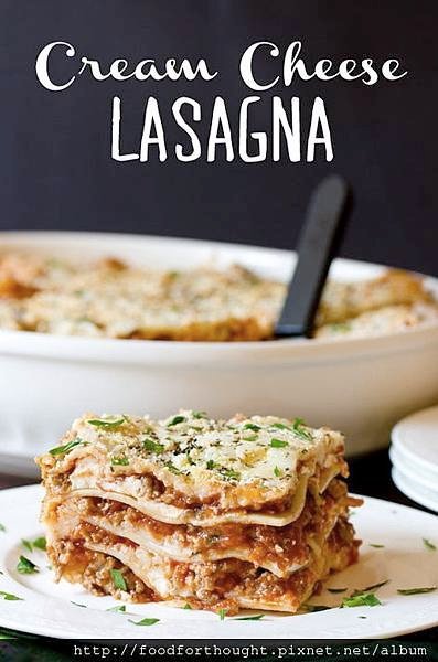 Sausage Lasagna with Cream Cheese