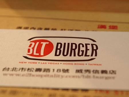 BLT Burger 地址：台北市松壽路18號 電話：(02)8786-5668