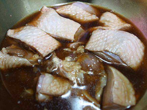 4.醃雞肉六小時.JPG