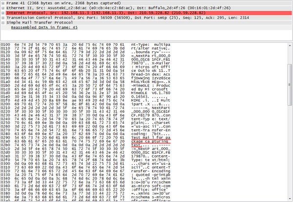 Outlook mail capture