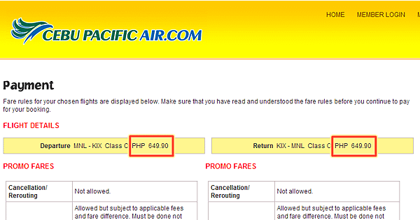 Cebu Pacific Air Promotion 