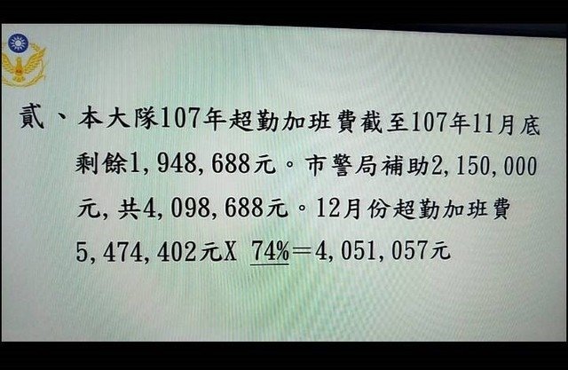 高雄保安大隊超勤加班打74折.jpg